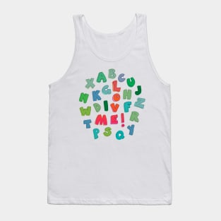 Love Me! alphabet tee Tank Top